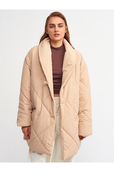 Dilvin Winterjacke - Beige - Puffer