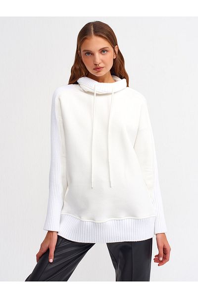 Dilvin 40101 Knitwear Sweatshirt ecru