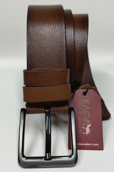 KASVA DERİ حزام 4.5 سم من الجلد الطبيعي بنسبة 100%