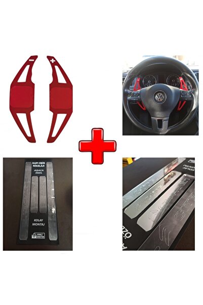 Lazer Store Citroen C4 Uyumlu Kapı Eşiği Ve F1 Kulakçık Vites Kolu