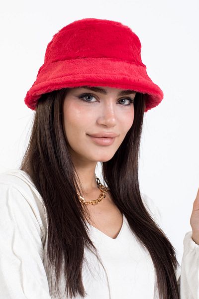 LadyColor Rabbit Feather Plush Bucket Bucket Fashion Women's Winter Hat