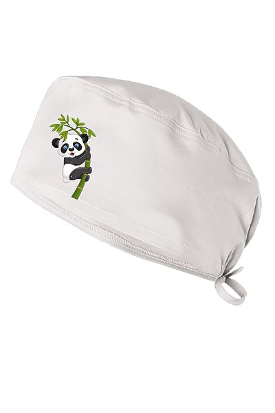 bonecim Cute Panda Doctor Nurse Hospital Cook Medical Surgical Bonnet