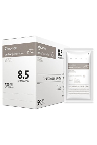 Mercator Latex Steril Pudrasız Cerrahi Eldiven Size 8.5 Coromed