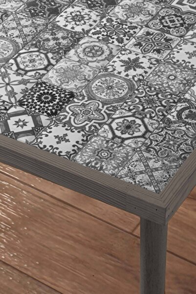 bluecape Esperanza 62x62cm Doğal Masif Seramik Dekoratif Orta Sehpa