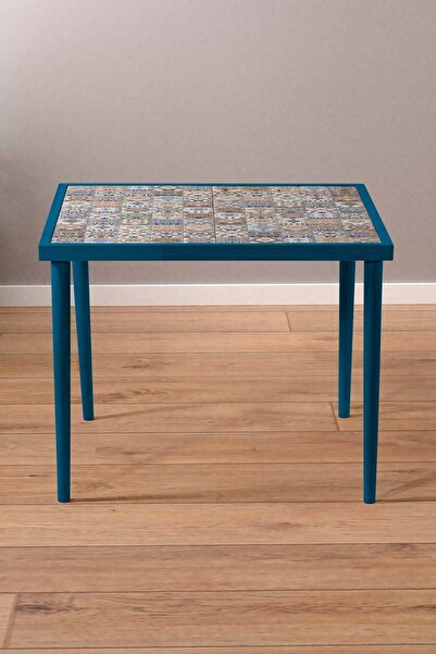 bluecape Esperanza 62x62cm Doğal Masif Seramik Dekoratif Orta Sehpa