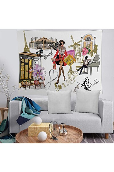 Generic Brand Paris Fashion, lavabil, rezistent la pete, husă decorativă de p...