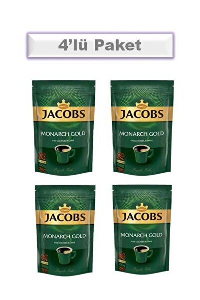 Jacobs Monarch Gold Kahve 100 G X 4 Adet