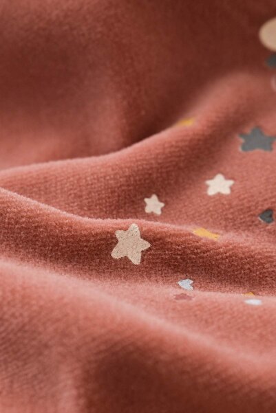 BabyCosy Star Velvet Footed Jumpsuit