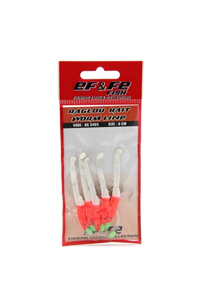 EFFE Raglou Kurt Çapari Silikon Yem 6 Cm