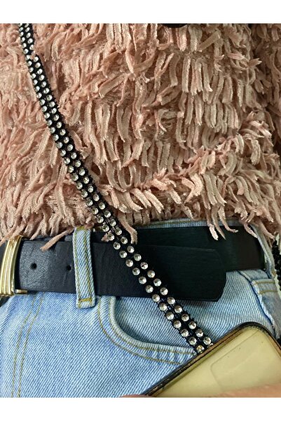 SmY Bag حزام هاتف ذو مظهر حجري لامع متوافق مع جميع الهواتف. حلية معلقة على ال...