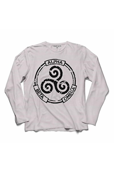 Kendim Seçtim Alpha Alfa Beta Omega Teen Wolf Uzun Kollu T-shirt