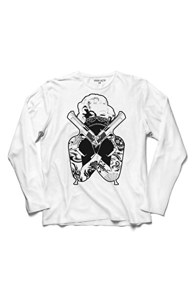 Kendim Seçtim Majica dugih rukava Marilyn Monroe Gangsta Gangster Mafia