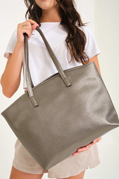 Simfa Geanta de dama din piele artificiala cu fermoar / geanta de umar