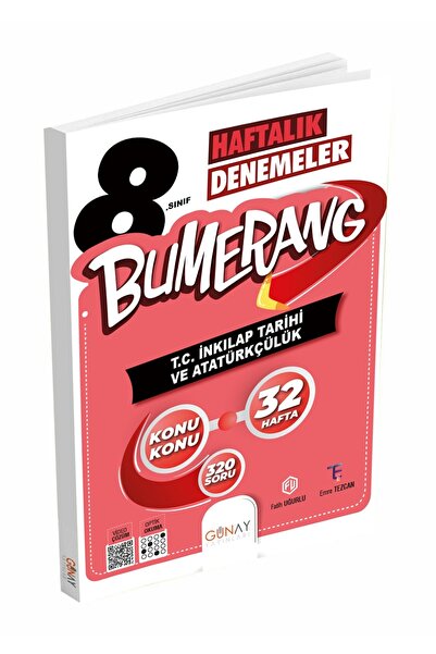 Gün&Ay Yayınları Günay Yayınları 8. Sınıf Bumerang Inkilap Tarihi 32 Haftalık...