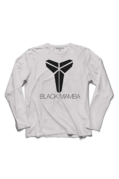 Kendim Seçtim Kobe Bryant Black Mamba Logo NBA Košarkaška Majica Dugih Rukava