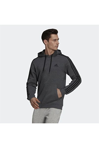 adidas بنطال رياضي كاجوال بقلنسوة للرجال M 3s Fl Hd Gk9082