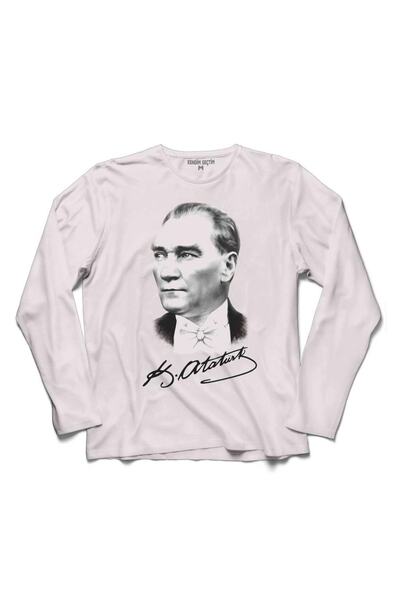 Kendim Seçtim Tricou cu mânecă lungă Gazi Mustafa Kemal Atatürk 1881 10 noiembrie 1938