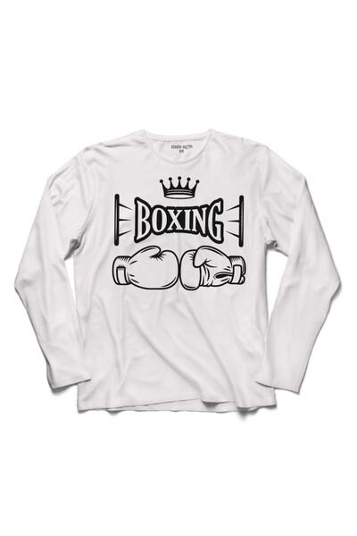 Kendim Seçtim Tricou cu mânecă lungă Kick Box Box Fight Fighter