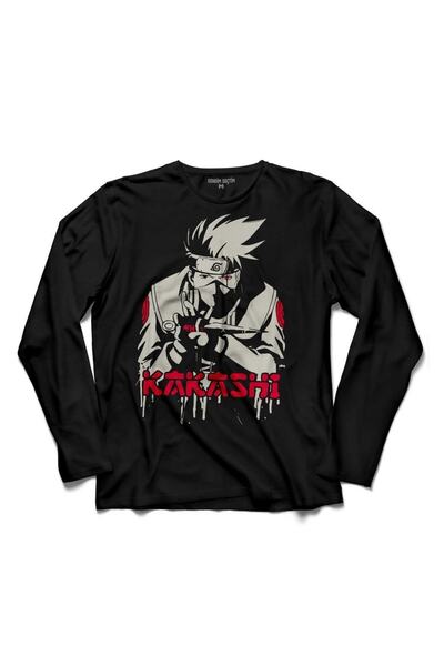 Kendim Seçtim Naruto Kakashi Animate Manga majica sa dugim rukavima