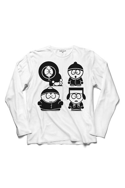 Kendim Seçtim Μακρυμάνικο μπλουζάκι με λογότυπο South Park Animation Korea