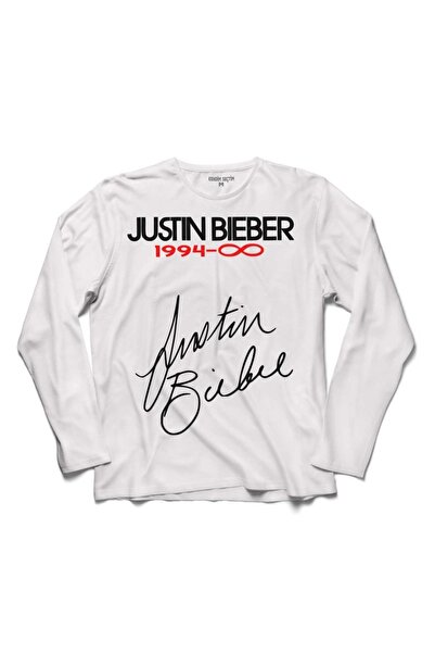 Kendim Seçtim Justin Bieber 1994 Signature Majica dugih rukava