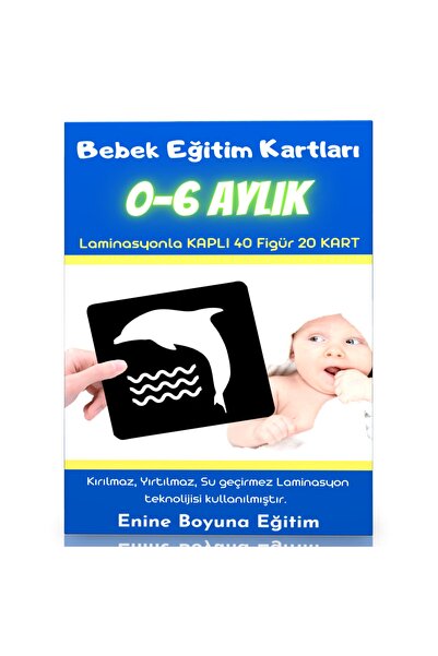 Enine Boyuna Eğitim بطاقات تعليم الطفل (0-6 أشهر)