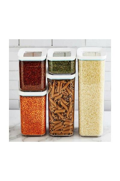 VİP AHMET Storage Container Set of 5 Acrylic