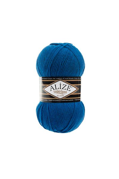 Alize Superlana Classic Knitted Hand - Κωδικός χρώματος νήματος: 141-Saks