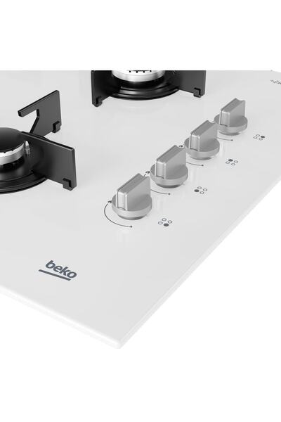 Beko Bocl T 6510 Eb Beyaz Cam Ankastre Ocak