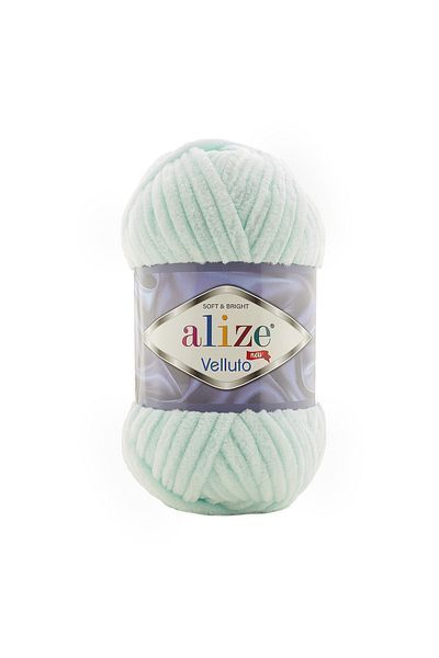 Alize Water Green Velluto Velvet Hand Knitting - Κλωστή κλωστής μαλλί Κωδικός χρώματος:15