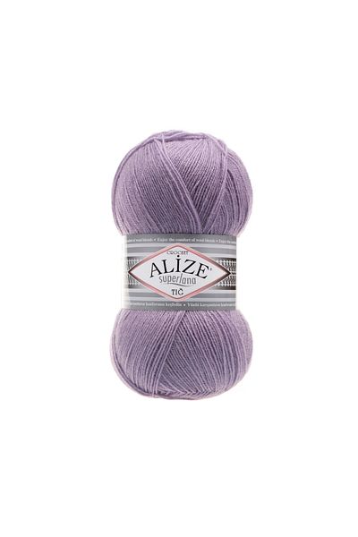 Alize Superlana Crochet 257 Lavender Hand Knitting Yarn 100 g