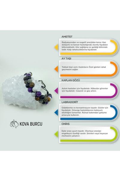 Saff Doğal Taş سوار مكرامية من الحجر الطبيعي من برج الدلو212204