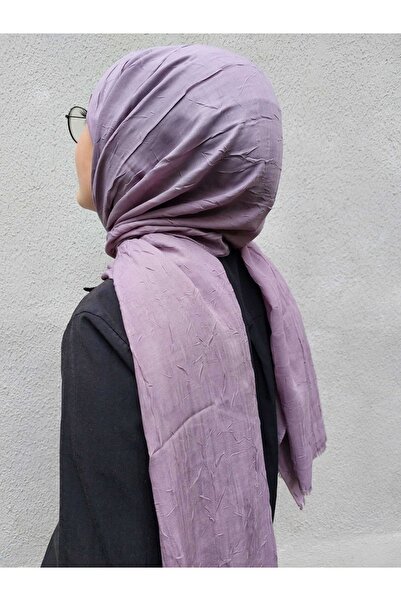 LilaButik Bamboo Kraş Shawl Lilac