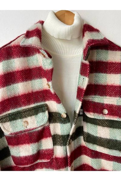 Rubras Men's Winter New Season Oversize Lumberjack Shirt