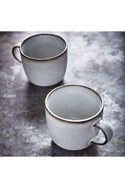 IKEA 2-Piece Gladelig Mug Cup Tea Coffee Nescafe Cup 370 Cc