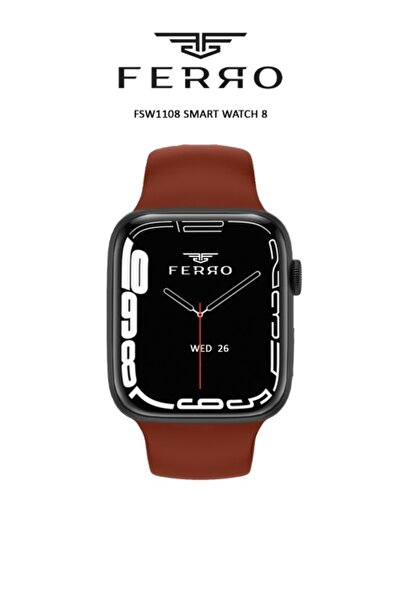 FERRO Fsw1108-gk Watch 8 Android Ve Ios Uyumlu Akıllı Saat Fsw1108