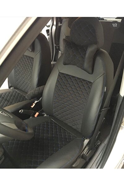 AKINCI فيات فيرينو متوافق مع المقاعد الخلفية الخلفية 2 + 1 موديل أسود أرضية ز...