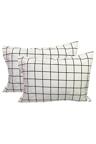 Vip Home Concept Ranforce Pachet 2 Față de Pernă Vip Bumbac - 50x70 Cm Panou Alb