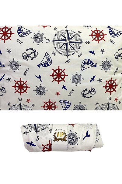 Vip Home Concept Vip Ranforce Μονό Εφαρμοσμένο Σεντόνι - 100x200 Cm Marine