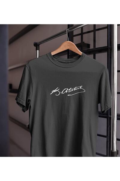 TROVE Unisex Women Men Mustafa Kemal Atatürk Signature 10 Νοεμβρίου 100% βαμβ...