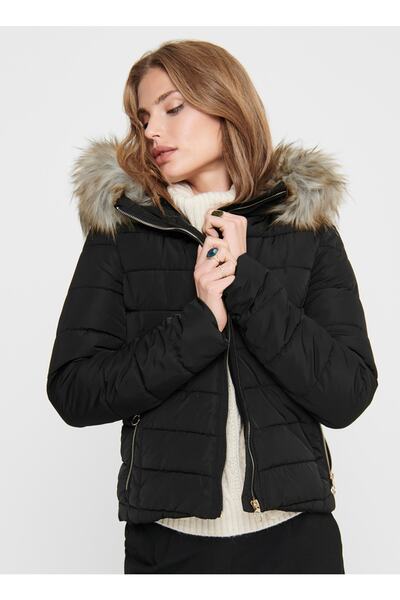 ONLY Μαύρο Γυναικείο Παλτό 15158943