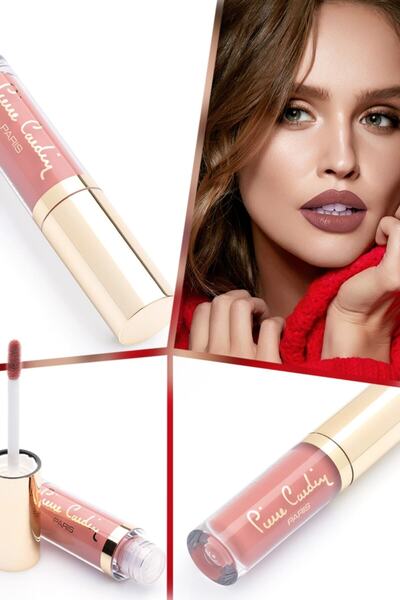 Pierre Cardin Matt Wave Liquid Lipstick – Matte Liquid Lipstick – Nude Coral
