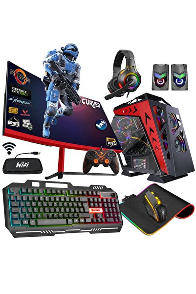 Zeiron Robo X17 Ryzen 5 3600 16gb 256gb M.2 Ssd+500gb Gtx1050ti 24" 144hz Oyu...