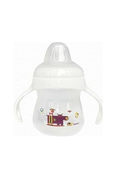 Bebedor Purple Hippopotamus 150ml Soft Tipped Drip Resistant Drinking Cup - 8507