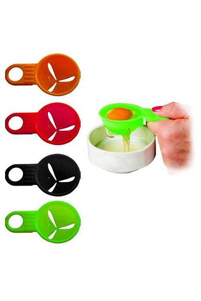 YFHOME Egg Strainer Practical Egg White Yolk Separator Hard Plastic Mini Egg Straining Machine