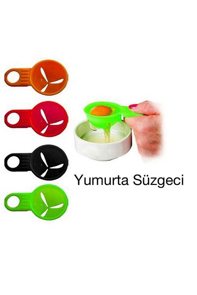 YFHOME Egg Strainer Practical Egg White Yolk Separator Hard Plastic Mini Egg Straining Machine