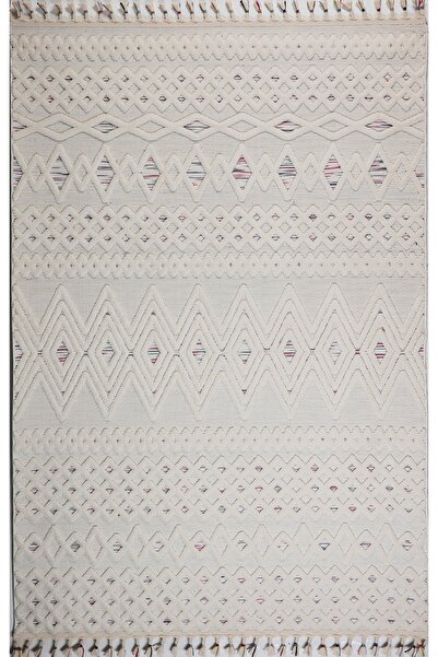 GÜMÜŞSUYU Deco Alvin 12626 80x150 Yeni Yüksek Kalite Modern Kabartmalı Örgü S...