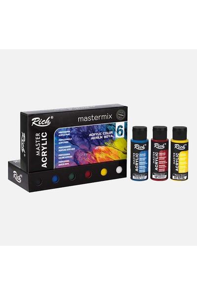 Rich Mastermix Akrilik Set 60 Cc 6'lı Set
