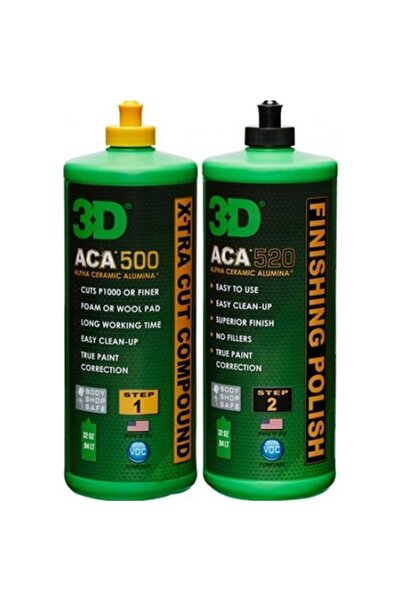 3D Aca™ 500-520 Ultra Kusur Giderici Pasta Ve Cila Seti 2x946 ml.