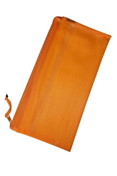 Vox Art Suport stilou portocaliu 26x12 cm - 2 compartimente, pp fermoar, 2 buc.